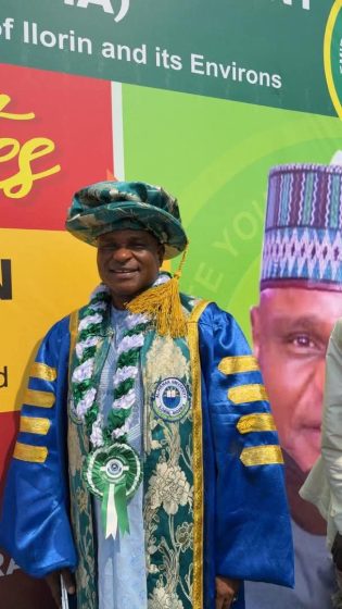 Senator Mustapha Congratulates Alhaji Tajudeen Eleku on Honorary Doctorate