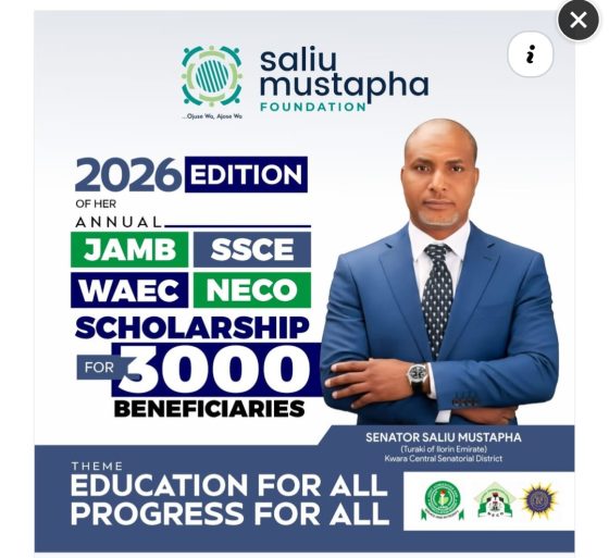 APPLY NOW : Saliu Mustapha Foundation Annouces JAMB, WAEC, NECO Scholarship for 3000 Students